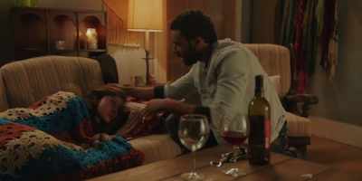 Hey, I'm gonna stay here while
you sleep and keep guard. - Cabin Girl
