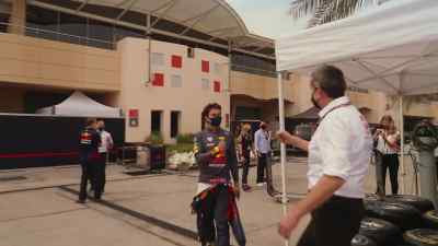 -Hey.
-I'm happy for you. - Formula 1: Drive to Survive