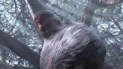 - Hey! I'm still up here!
- Time for plan boomerang. - Monster Hunter: Legends of the Guild