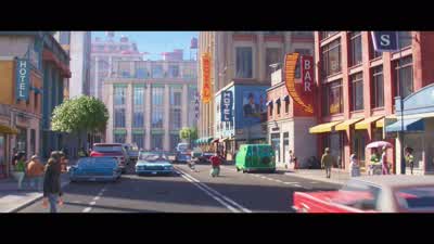 Hey, I'm walking here! - Minions: The Rise of Gru