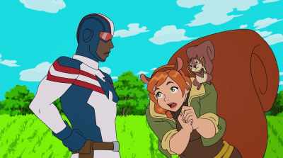 Hey, is it true
you smell like freedom? - Marvel Rising: Secret Warriors