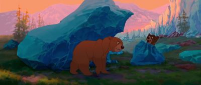 Hey I've got a mountain to get to Come on kid - Brother Bear