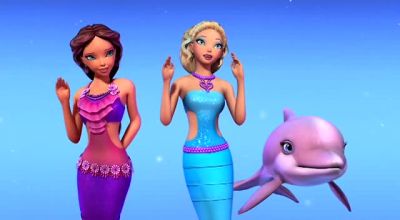 Hey, jellies!
Mind if we come in? - Barbie in a Mermaid Tale