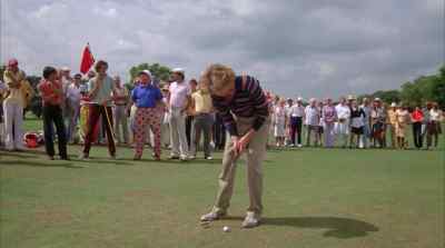 Hey, judge,
double or nothing he makes it. - Caddyshack
