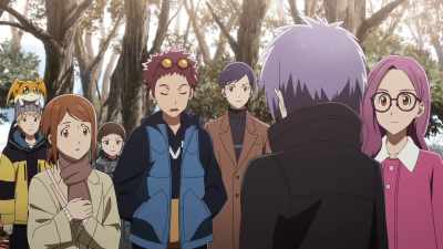 Hey, just a tip...
when someone saves your life, - Digimon Adventure 02: The Beginning