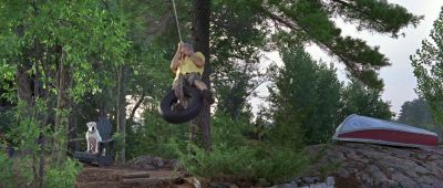 Hey kids Tyre swing ready - Cheaper by the Dozen 2