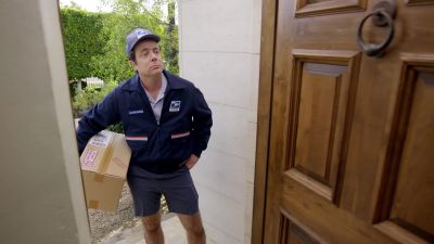 Hey. Larry.
Got a package for you. - Curb Your Enthusiasm