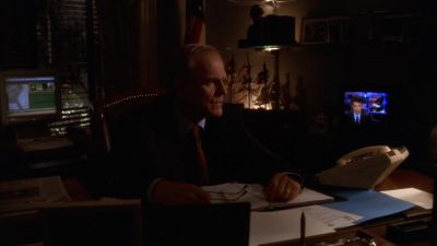 Hey, Leo. You know, there 's something
called the "Superstring Theory"... - The West Wing