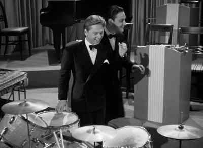 Hey Leonard what a set of skins - Strike Up the Band
