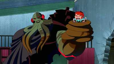 -Hey! Let go of me.
-So how shall we proceed, boy? - Ben 10 vs  the Universe: The Movie
