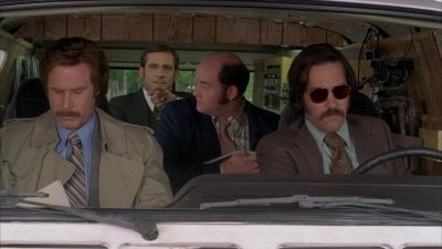 Hey look a camera - Wake Up, Ron Burgundy