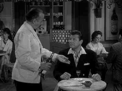 Hey look at bright guy,
ordered bourbon, didn't I? - Alfred Hitchcock Presents