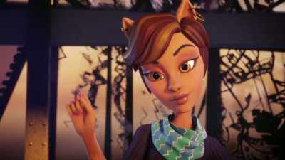 Hey! Love the new look, Dracula. - Monster High: Electrified
