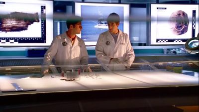 Hey, making some progress on 
the glass you collected from the yacht, - CSI: Miami