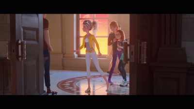 Hey, Marinette!
Why don't we braid each other's hair - Miraculous: Ladybug & Cat Noir, The Movie