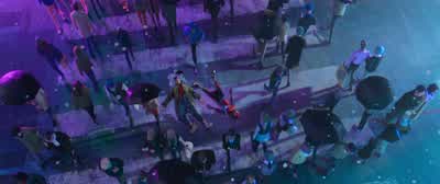 Hey, maybe you guys can go around? - Spider Man: Into the Spider Verse
