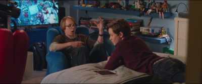 Hey, maybe it'll put you in the mood
while you're, you know... - Better Watch Out