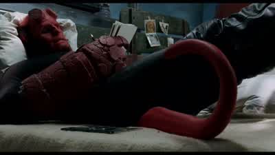 Hey MyersYou're a talker What's aWhat's a good word a solid word for needWell uh you know need is a good solid word - Hellboy