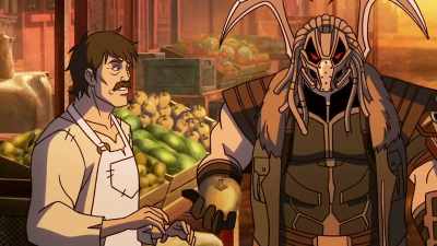 Hey, you need to pay for... [groans] - Mortal Kombat Legends: Snow Blind
