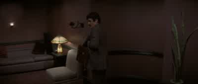 Hey neighborYou shit for brains man You forgot I have a police radioOne well dressed fuckin' man knows where your fuckin' cute little butt's hidin' huhYou stupid fuckFuck with me manHere I comeReady or notLockdown in progressCars 21 through 25You fuck Car - Blue Velvet