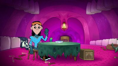 Hey, new guys,
wanna play cards? - Teen Titans Go!