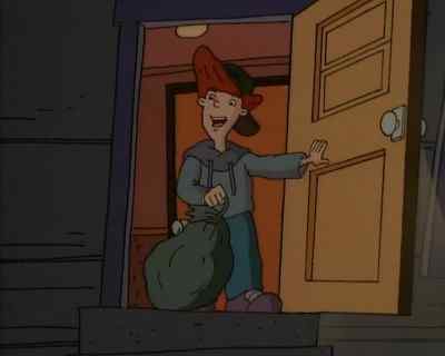 HEY, NICKY, DON'T
FORGET YOUR PURSE. - Aaahh!!! Real Monsters