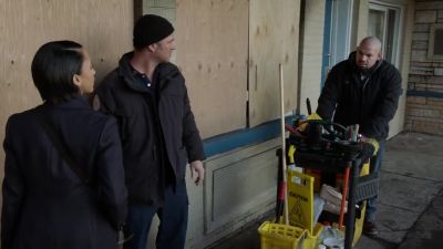 - Hey, no one goes in
this room, okay? - Chicago Fire