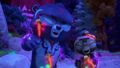 -Hey, not fair!
-Ooh, we want to play too. - Spirit Rangers
