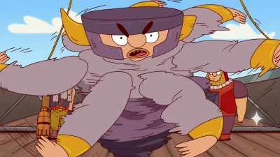 Hey, now, Top Spinner
is great at multitasking. - ThunderCats Roar