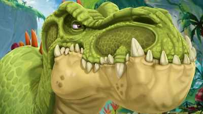 Hey! Quiet! You'll spoil the... surprise. - Gigantosaurus