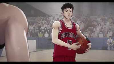 Hey, right over here! - The First Slam Dunk