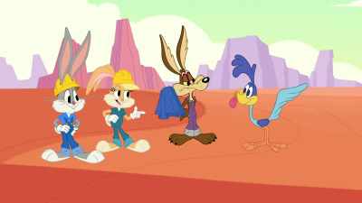 Hey, Road Runner!
Let me guess,
you're out for a... run? - Bugs Bunny Builders