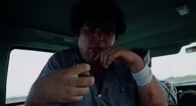 Hey, you think that guy's just trying to scare us by, you know, blowing up my picture like that? - The Texas Chain Saw Massacre