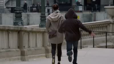 Hey! Police! Let her go! Hold on! Ma'am, you okay? - Chicago P.D.