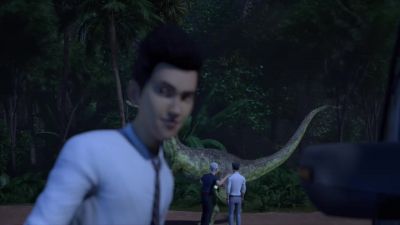 Hey! She took your bag. - Jurassic World: Camp Cretaceous