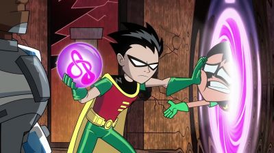 Hey, shouldn't we be
taking that with us? - Teen Titans Go! Vs  Teen Titans