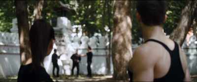 - Hey. Smoke?
- Yeah, sure. - Kickboxer: Retaliation