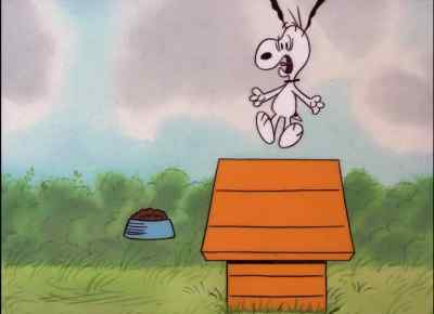 Hey, Snoopy. Supper time. - It's Magic, Charlie Brown