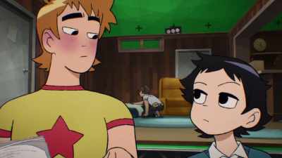Hey, so, quick question about the script. - Scott Pilgrim Takes Off