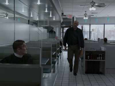 Hey. Sorry I'm late.
I got, uh... I got held up. - First Reformed