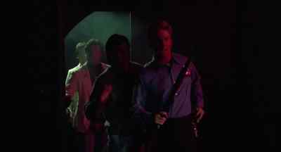 - Hey.
- Sorry - Killer Klowns from Outer Space