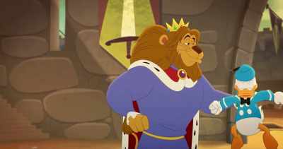 Hey.
(squealing) - Legend of the Three Caballeros