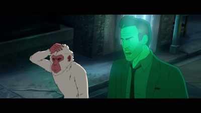 Hey! Stop it. Stop using grooming
as a weapon! - Marvel's Hit-Monkey