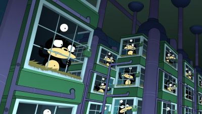 Hey, stop kicking me around! - Futurama
