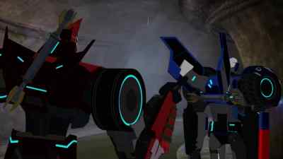 Hey, Strongarm,
switch tunnels with me. - Transformers: Robots In Disguise