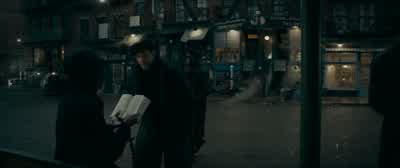 Hey sweetheart what brings you downtownI really hope you didn't spend all daycoming up with thatOh you want scary is that what you wantYou know what it isyou just aren't menacing enoughscoffing I think I'm plenty menacingAm I not menacingMaybe if you - Fantastic Beasts: The Secrets of Dumbledore