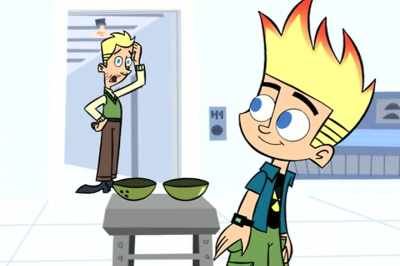 Hey, sweethearts,
has anyone seen my bowling-- - Johnny Test
