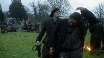Hey, take yer filthy hands off me. - Outlander