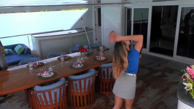 Hey. Thank you for
setting the table. - Below Deck