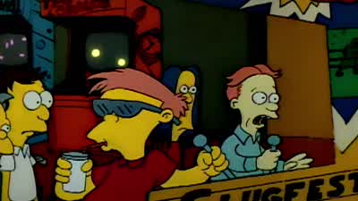 -Hey, that kid's pretty good. - The Simpsons